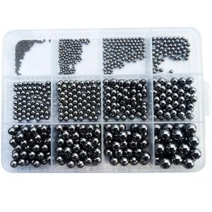 800pcs Stainless Steel Precision Bearing Balls Assortment Kit, 1-8mm, 12 Sizes, Metric Mixing Balls for Bicycle, RC Models, Slingshots, Crafts