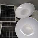 Solar Shed Light Indoor Outdoor, 2000LM Daytime Available Pendant Light with Pull String, Dusk to Dawn, 3 Lighting Modes Solar Lights Indoor, IP65 Waterproof for Barn, Gazebo, Shop, Garage