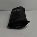 UIRWAY 18FT Round Pool Cover, Inflatable Pool Covers for Above Ground Pools with Elastic Cord - Snug Fit & Easy Installation, Outdoor Swimming Pool Cover with 2 Reflective Strip Handles, Dark Black