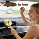 Car Cymbal, Car Cymbal Air Vent, Mini Drum Crash Cymbal for Vent, Universal Fit for All Vehicles, Keep You Entertained while Driving