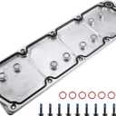 X AUTOHAUX Engine Block Valley Cover Kit with Gasket Bolt No.12610141/12598832 LS2 LS3 LS7 for Chevrolet Silverado 1500 07-13 for GMC Sierra