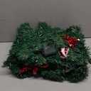 Giegxin 6 ft Vintage Christmas Decoration Norfolk Pine Garland with Cowbells Real Touch Evergreen Artificial Pine Garlands for Christmas Home Table Centerpieces Mantel Fireplace Winter Xmas Decor