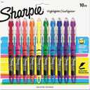 Sharpie 24415PP Accent Liquid Pen Style Highlighter Chisel Tip Assorted 10/Set