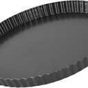 Tart Pan with Removable Bottom, Non Stick Quiche Baking Dish, Large Fluted Quiche Pan for Baking, 13 Inch
