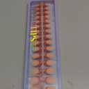 Misssix XBASICTIPS Red French Tip Press On Nails, 150Pcs French Gel Nail Tips Short Square, Soft Gel Pre-shaped No Need to File 3 in 1 Tips, Fake Nails for Nail Art DIY Extension Designs 15 Sizes