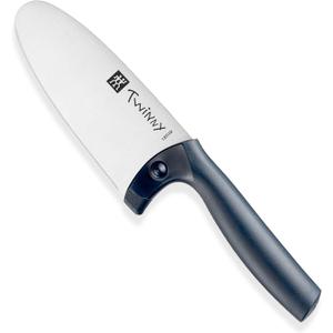 ZWILLING Twinny Stainless Steel Children's Chef's Knife, 10cm, Rounded Blade, Child-Friendly Design, Plastic Handle, Blue
