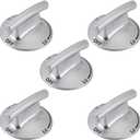 7733P410-60 Surface Burner Knob, Control Knobs Replacement Part fit for Jenn-Air/Maytag/KitchenAid Gas Cooktop Stove, Replaces 74007733, AP5668987, PS2375871, AP6011505 (5Pcs)