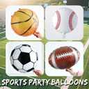 Sports Balloon Arch Kit,154Pcs Colorful Balloon Garland with Football,Basketball,Soccer,Baseball Foil Balloons for Ball Games Day Theme Baby Shower Rugby All Sports Birthday Party Decorations