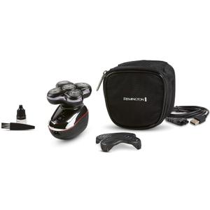 Remington Balder Deluxe XR7100, Head Rotary Shaver with Titanium Blades & Storage Pouch for Bald Men Wet/Dry Shaving with 5 Dual Track Flexing Heads and Pop-Up Trimmer