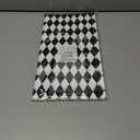 3pcs Black White Checkered Tablecloths Halloween, Rectangle Plastic Gingham Table Cover 54x108in Halloween Decor Harlequin Collection Wonderland Tea Party Supplies for Camping Picnic Birthday Party