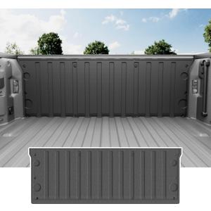 powoq Tailgate Mat Compatible with 2019-2025 Chevy Silverado Bed Mat TPE All Weather Tailgate Liner Replacement for 2019-2025 Chevy Silverado Accessories (Tailgate Mat)
