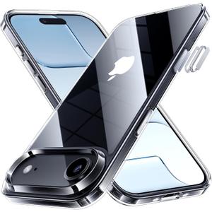 NIMASO for iPhone Air Case Clear, Military Grade Shockproof Drop Protection, Non-Yellowing Slim Thin Phone Cover for iPhone Air, Clear (iPhone Air 6.5 inch, Transparent)