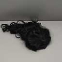 3/4 Band Headband wig Women's Dark Black Long Curly Wigs for Women ladies wigs Wiginway