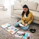 Samsill 2 Inch 3 Ring Binders, Economy Round Ring, Clear View Cover, 425 Sheet Capacity - for School, Home, Office - White, 4 Pack