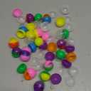 Sosation 150 Pcs 1.77 Inch Gumball Vending Machine Capsules Empty Round Capsules Plastic Containers Toy Supplies for Prizes Party Favors
