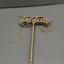 Activ8 Elegant Wooden Wedding Table Numbers | 1-12 Pack | Calligraphy Sticks Including Extra Thick Solid Base | Reception Party Home Decoration Centerpiece| Spray or Natural | Banquet Event Decor