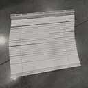 MOOD Mini Blinds | 32 inch blinds for windows | 1" Cordless Vinyl Window Treatment | Premium White | 32 x 36