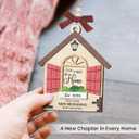 5 x New Home Ornament 2025 - House Warming Gifts for Homeowner Couples Men Women, Cute Christmas Ornaments for Tree Decor, Our First House Ornament, New Home Gift Ideas for Friends Neighbors