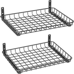 Ultrawall Wall Mounted Storage Shelves, Garage Metal Shelves 18x12 Inch