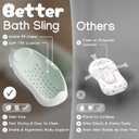 CheerTry 4-in-1 Collapsible Baby Bathtub for Newborn & Toddler 0-24M