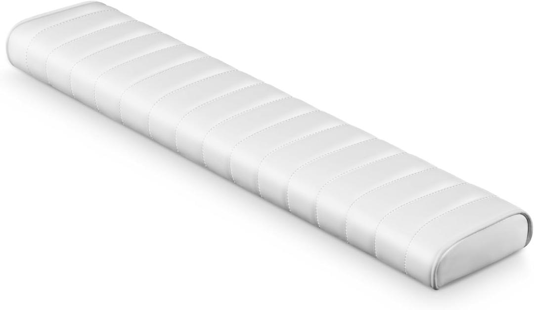 BBTO Boat Bolster Cushions PU Boat Coaming Bolster Pad with Stainless Steel Mounting Clips Leaning Post Backrest for Rest During Long Voyages and Fishing (6.75 x 36 x 2.25")