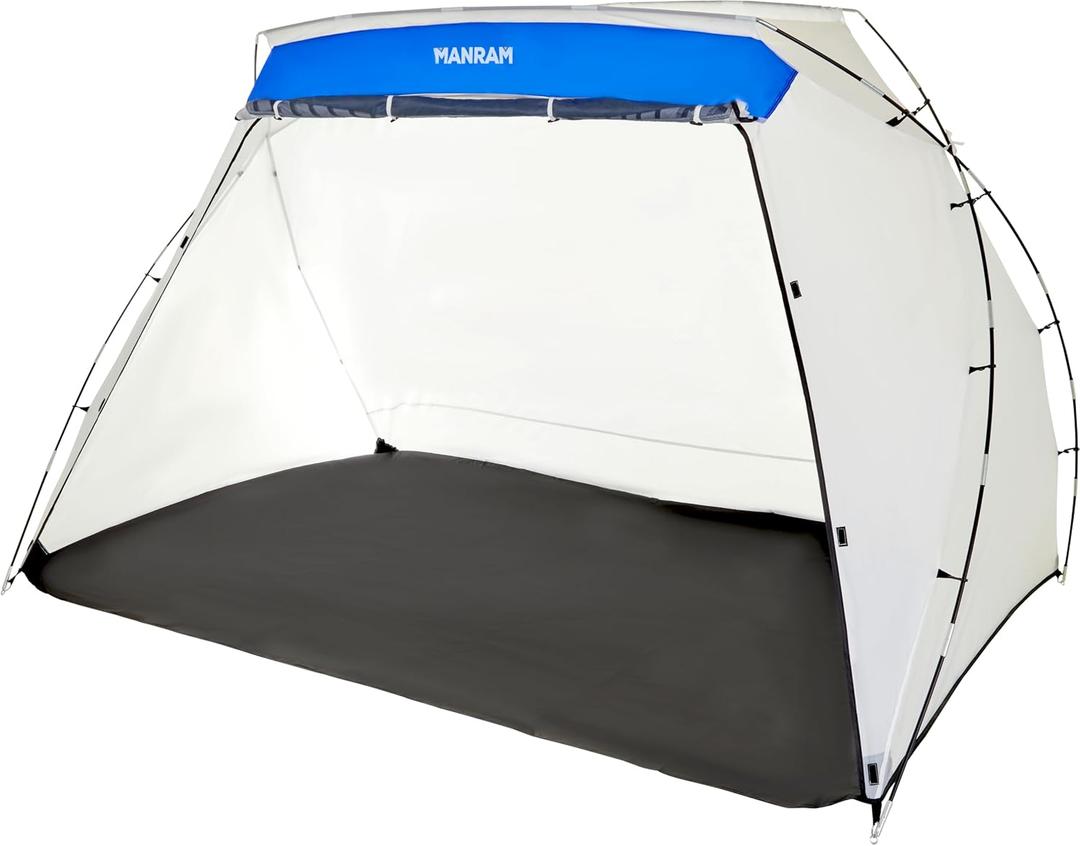 Portable Paint Tent (9x6x5.5 ft) Large Paint Booth with Built-in Floor, Mesh Screen, Windproof Hooks, and Storage Bag  Ideal for DIY Painting Projects