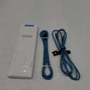 JSAUX 100W USB C to USB C Cable for iPhone 17, USBC Type C Charge Cord 5A Fast Charging Compatible with iPhone 17 Air 16 15 Pro Max Samsung Galaxy S25 S24 MacBook iPad Carplay (2-Pack, 6.6ft) Green