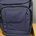 Backpack for Men Slim & Expandable Travel Laptop Backpack with USB Charging Port Water Resistant Anti-Theft Business Backpack Fits 17.3In Laptop for Commute Work College with Small Bag (Navy Blue)