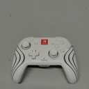 PDP Gaming Afterglow Wave Wireless Nintendo Switch Pro Controller - Officially Licensed, Nintendo Switch 2, Switch Lite/OLED, RGB LED Customization, App Controls, Rechargeable Battery Power - White
