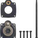 ShareGoo Electric Roto Starter E-Start Backplate Power Back Cover 11012 & Drill Start Wand Power Starter Shaft Rod Pin End 11003 for RC 1/8 HSP HPI Redcat SH 28 Nitro Engine Rotor(Hole Centers 32mm)