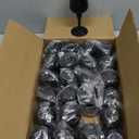 LemonRoad 24 Pcs 3 oz Plastic Wine Glasses Valentine Vintage Goblets with Bows Coquette Champagne Glasses Unbreakable Goblets for Women Galentine Dinner Wedding Party Grand Event(Black)