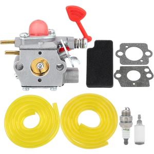 Hipa 545081855 Carburetor for Poulan Pro BVM200VS BVM200C Craftsman 25CC Leaf Blower Parts WT-875 WT-875A Carb with 545116801 Air Filter Tune-Up Kit