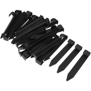 Totority 50pcs Pipe Fixing Bracket Drip Irrigation Hose Stakes for Lawn Watering System Garden Hose Reels Heavy Duty Stakes