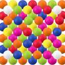 Junkin 80 Pcs Foam Golf Balls Rubber Practice Balls Realistic Feel and Flight Sport Training for Indoor or Outdoor Backyard Golf Training