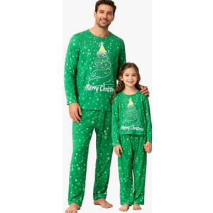 Radmire  Christmas Pajamas , XMAS Holiday PJs Sleepwear Set Long Sleeves and Pants (L, Men)