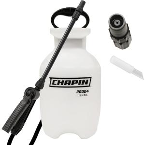 Chapin 20004 Pump Sprayer, 1-Gallon SureSpray Translucent Tank with an Easy Fill Funnel-Top Opening, Adjustable Cone Nozzle & 34" Long Reach Hose, Used for Fertilizer, Pesticides, Weeds & Pests