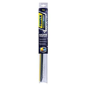 Rain-X 830214 WeatherArmor Beam Wiper Blades, 14 Inch Windshield Wipers (Pack of 1), Automotive Replacement Windshield Wiper Blades With Industrial Grade Synthetic Rubber Squeegee