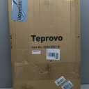 Teprovo Folding Hand Truck Dolly Cart,340LB Capacity Portable Aluminum Dolly Cart with Telescoping Handle and 7 Inch Rubber Wheels for Moving,Shopping,Travel,Office Use