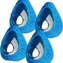 4Pcs CPAP Mask Liners for Men & Women - Soft Cushion Cover Compatible with F20 & F10 Full Face Masks - Washable, Reusable, Breathable Fabric for Sleeping (L)