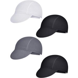 3 Pieces Summer Unisex Cycling Cap Breathable Bicycle Caps Sweat-Absorbing Biking Caps for Women Men Running Outdoor Sports (Medium, White) 3 Pieces Summer Unisex Cycling Cap Breathable Bicycle Caps Sweat-Absorbing Biking Caps for Women Men Running Outdoor Sports (Medium, White)