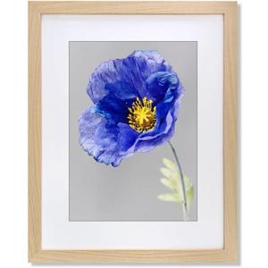 VNVNK 17x22 Frame Natural Wood Color, Perfect for 17x22 Inch Picture without Mat or 12x18 Inch Picture with Mat, Home Wall Decor Picture Frame-1 PCS