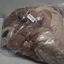 Funziez! Sherpa Bear Adult Onesie - Animal Halloween Costume - Plush Teddy One Piece Cosplay Suit for Adults, Women and Men (Large, Brown)