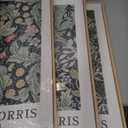 Framed William Morris Canvas Wall Art Green Decor Set of 3, Vintage Large Floral Artwork Prints, Boho Farmhouse Botanical Picture Prints for Living Room, Bedroom, Hallway, Office, Total Size 30x60