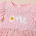 IBTOM CASTLE First Birthday Outfit Girl Tutu Dress for Cake Smash (Pink)