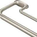 Double Curtain Rods, Wrap Around Curtain Rod for Windows, Internal Splicing 1'' Front and 5/8'' Back Adjustable Curtain Rod with Aluminum Finials and Brackets (Brushed Nickel, 28-165")