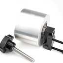Belt Grinder Adjustable Driving Wheel, 68 * 50mm Belt Grinder Deviation Adjustment Fully Aluminum Active wheel With Two Bearings for Belt Grinder Machine Woodworking 1000 RPM/min