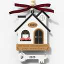 House Warming Gifts - New Home Gift Ideas - Housewarming Gift - New Home Ornaments with Key Keepsake - New House Gifts for Friends Couple Homeowner, Metal First Christmas Ornament 2025