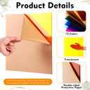 Geetery 15 Pcs Colored Acrylic Sheets, 12 x 12 x 1/8 Inch Thick Translucent Cast Acrylic Sheet,Plastic Boards for Back to School DIY Project Picture Frame,Art Craft Laser Cutting Engraving, 15 Colors