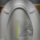 KOHLER K-26801-0 Impro ReadyLatch Quiet Close Elongated Toilet Seat, White Toilet Seat, Grip-Tight Bumpers, New Home Essentials, Slam Prevention