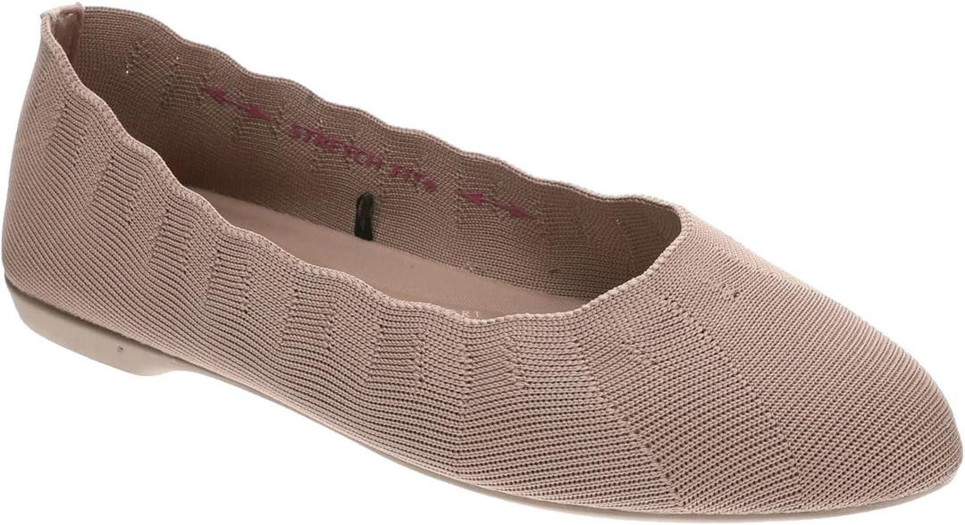 Skechers Women's, Cleo Style Flat (8, Mocha)